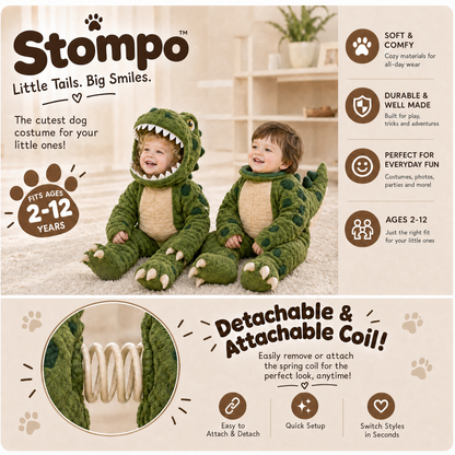Stompo Dino-Costume